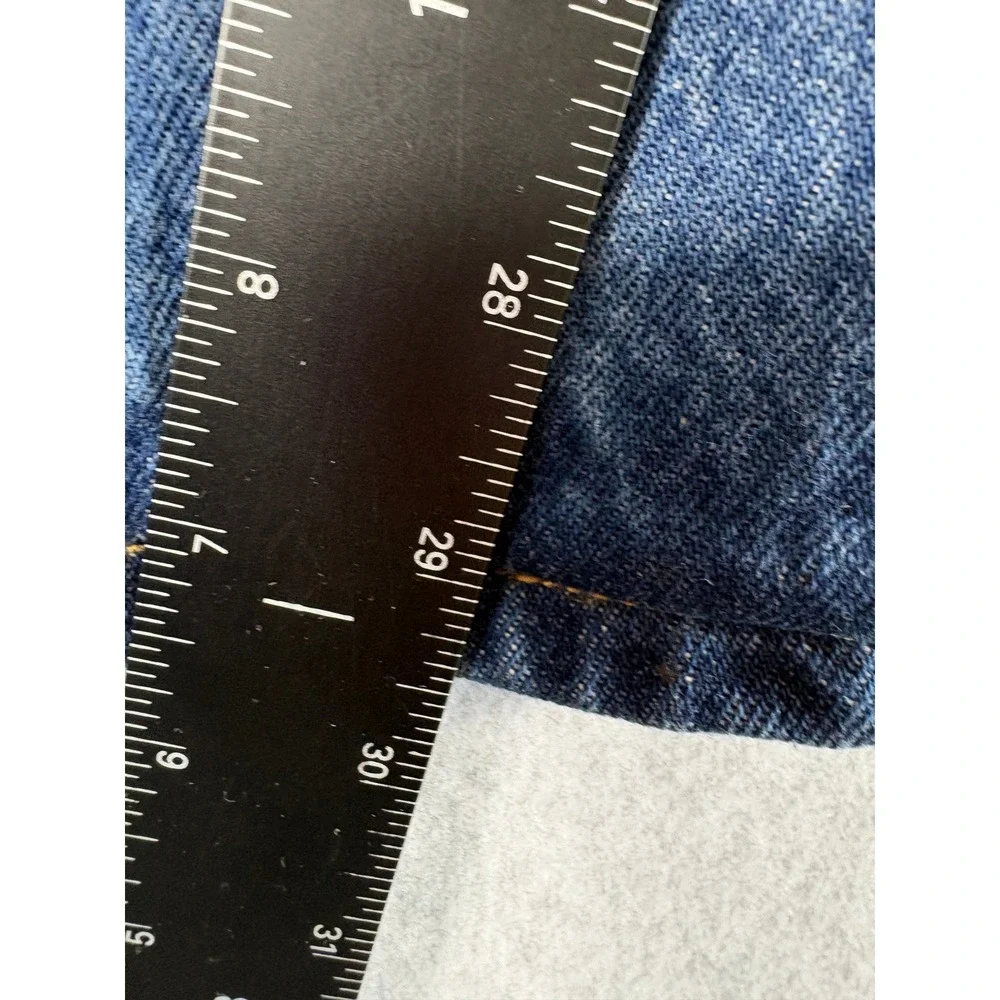 Vintage Levi's 501 Straight‎ Leg Jeans Mens 40x32 Blue Denim Rugged Button Fly